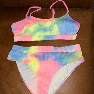 Cupshe Vibrant Tie-Dye Bikini Set